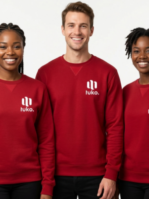 Model Basic Crew Neck Sweater red